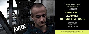AIRIK - Release, KUNG KNAS, LEO MOLIN. LIVE PÅ LANDET